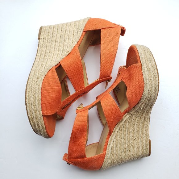 Michael Kors Damita Espadrille Wedge Open Toe - Picture 5 of 9